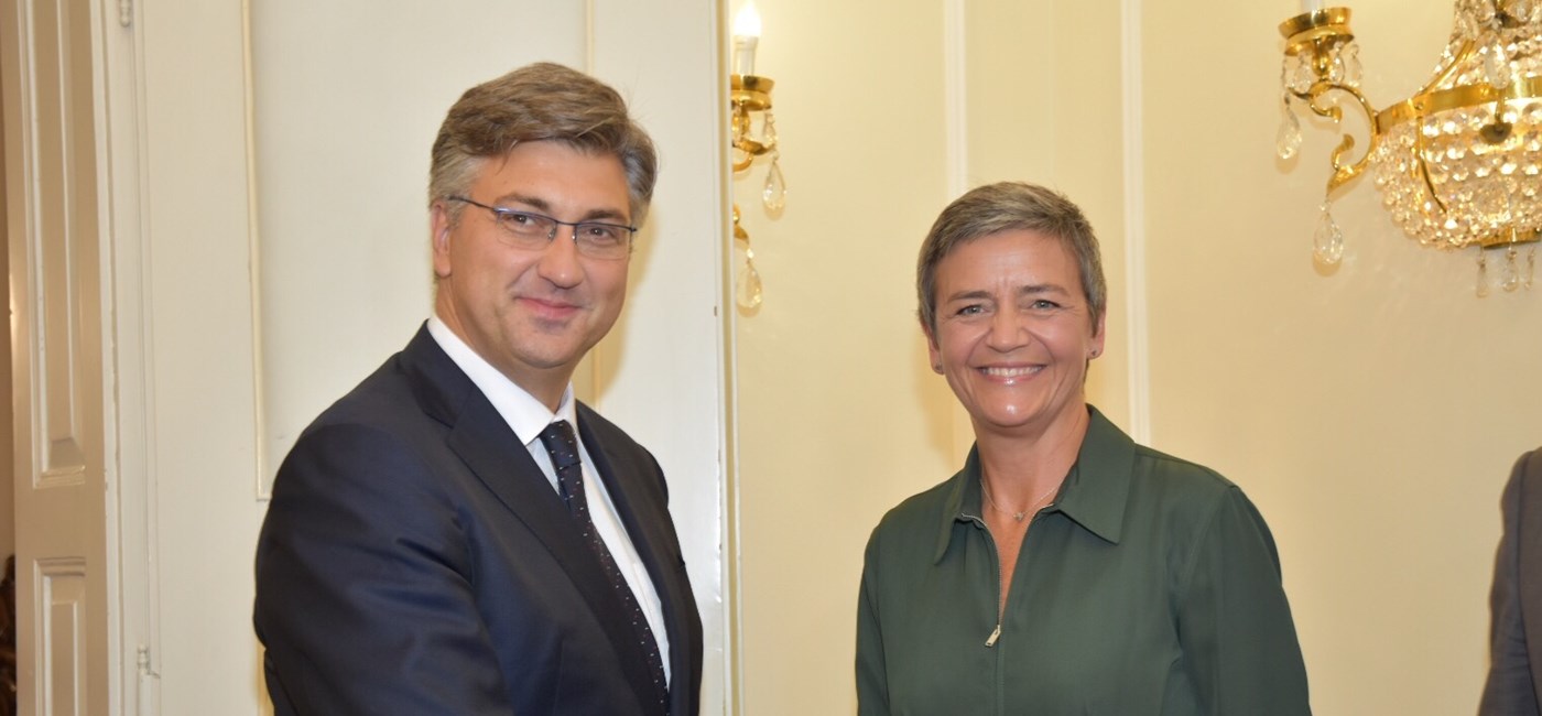 Predsjednik Vlade s povjerenicom Europske komisije za tržišno natjecanje